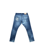 Stussy "Rough and Rugged" Logo Denim Jeans