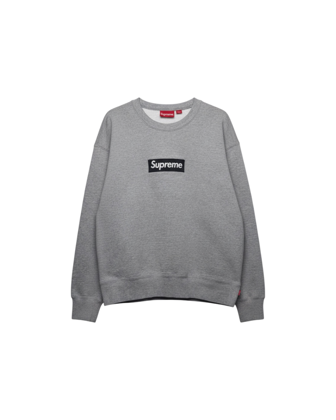 Supreme Box Logo Crenweck Grey Black