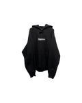Supreme Box Logo Hoodie Black on Black