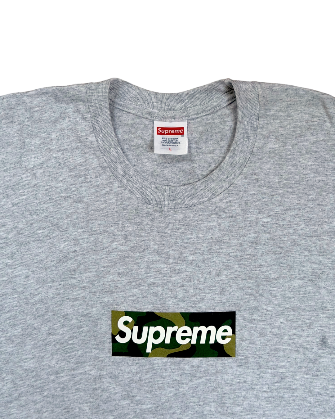 Supreme Camo Boxlogo Grey