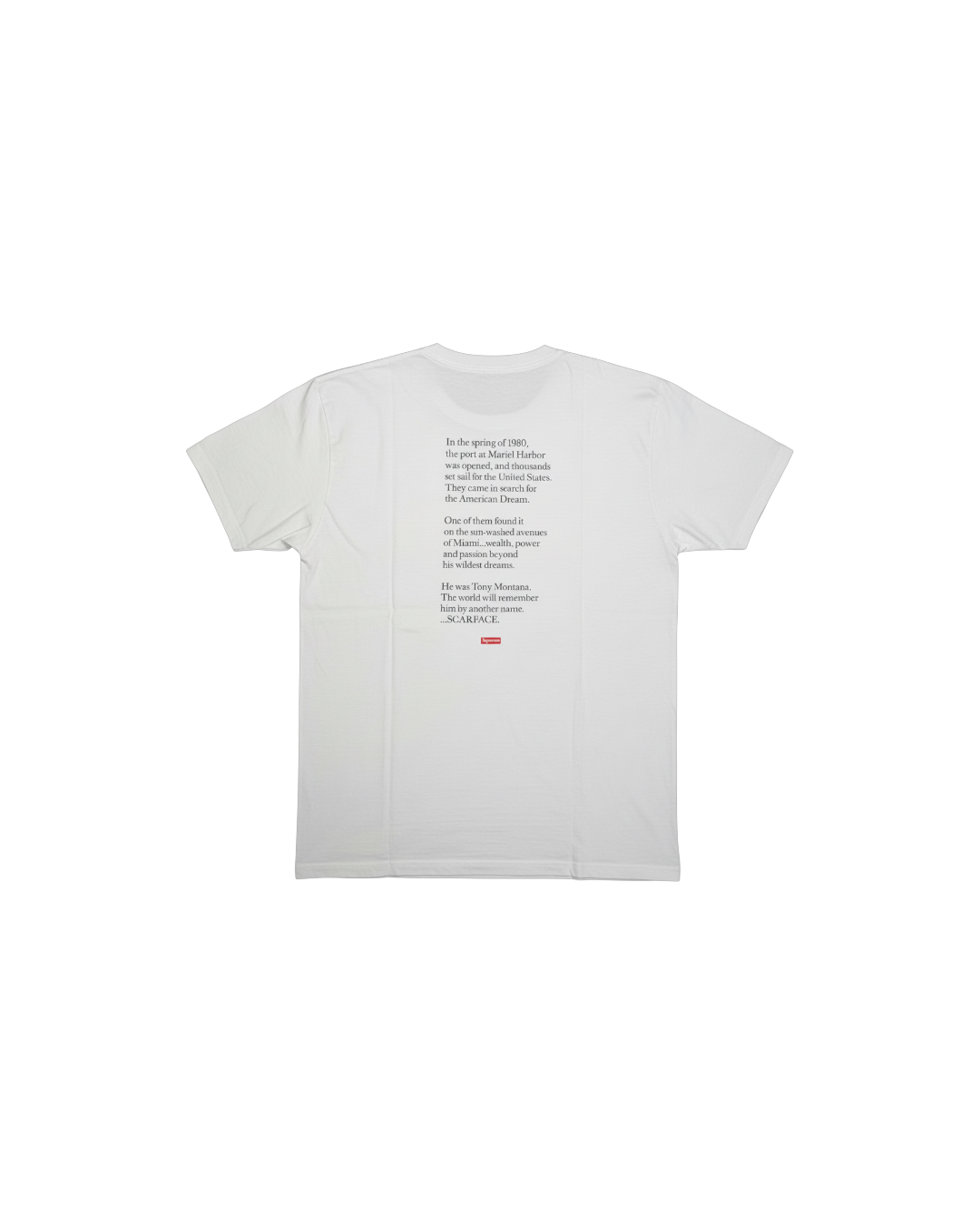 Supreme Scarface Shower T-Shirt White