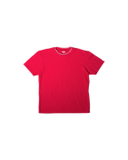 Supreme Stripe Rib Waffle T-Shirt Red