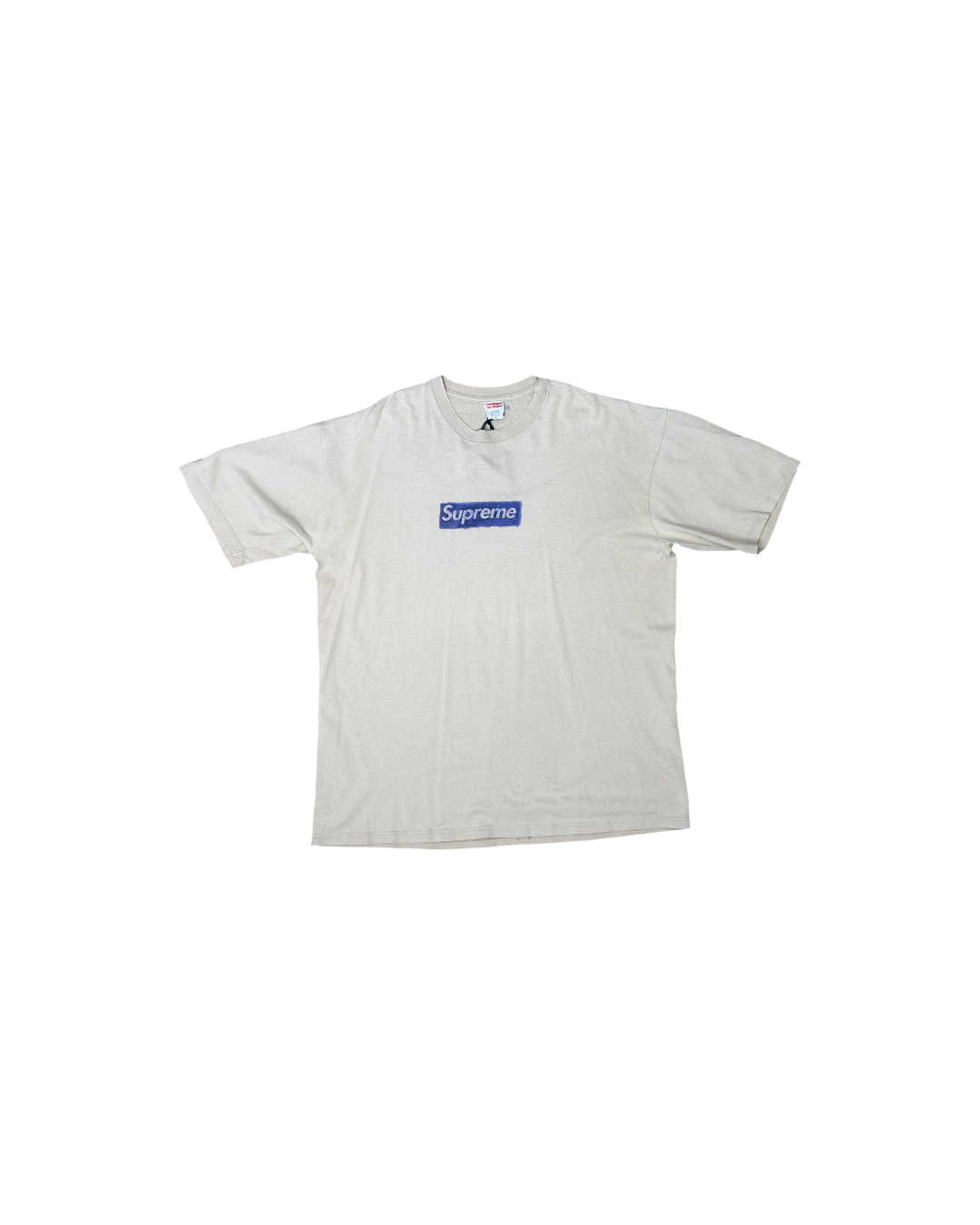 Supreme x Andrei Molodkin Pen Box Logo 2004 T-Shirt Brown Blue