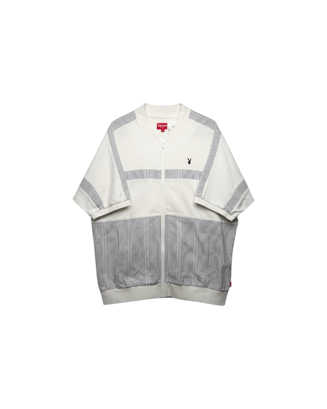 Supreme x Playboi Leisure Zip-Up Top White
