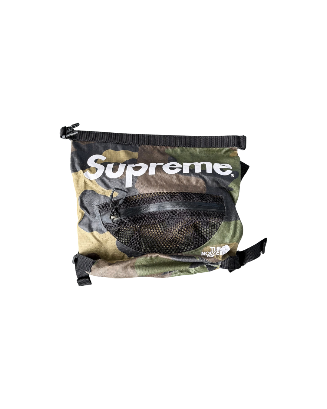 Supreme x The North Face Waterproof Waist Bag Woodland Camo SS17