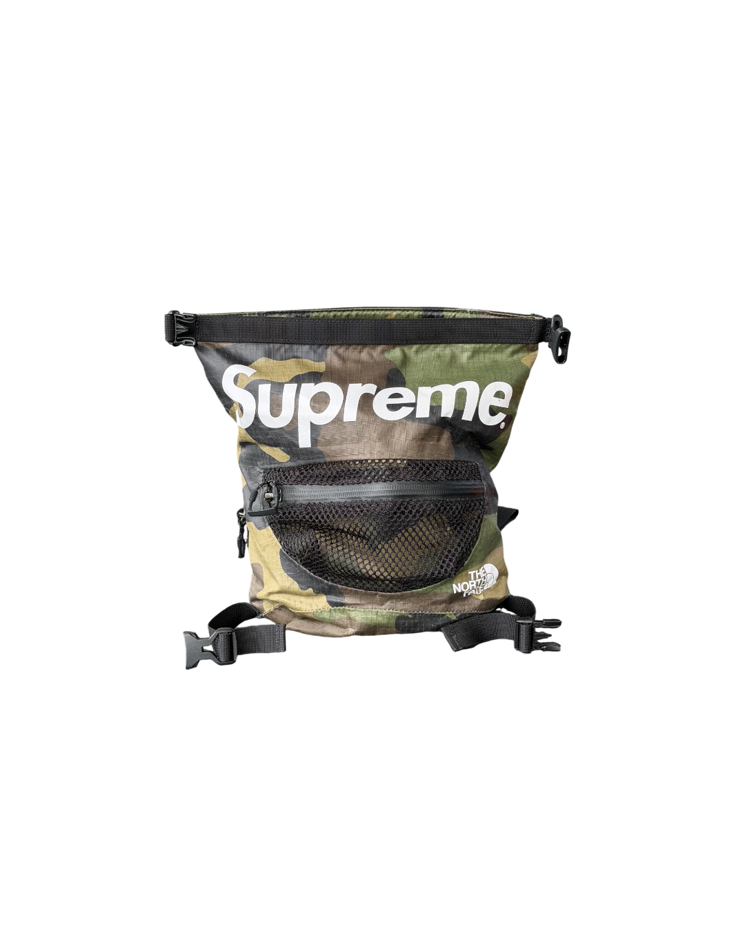 Supreme x The North Face Waterproof Waist Bag Woodland Camo SS17