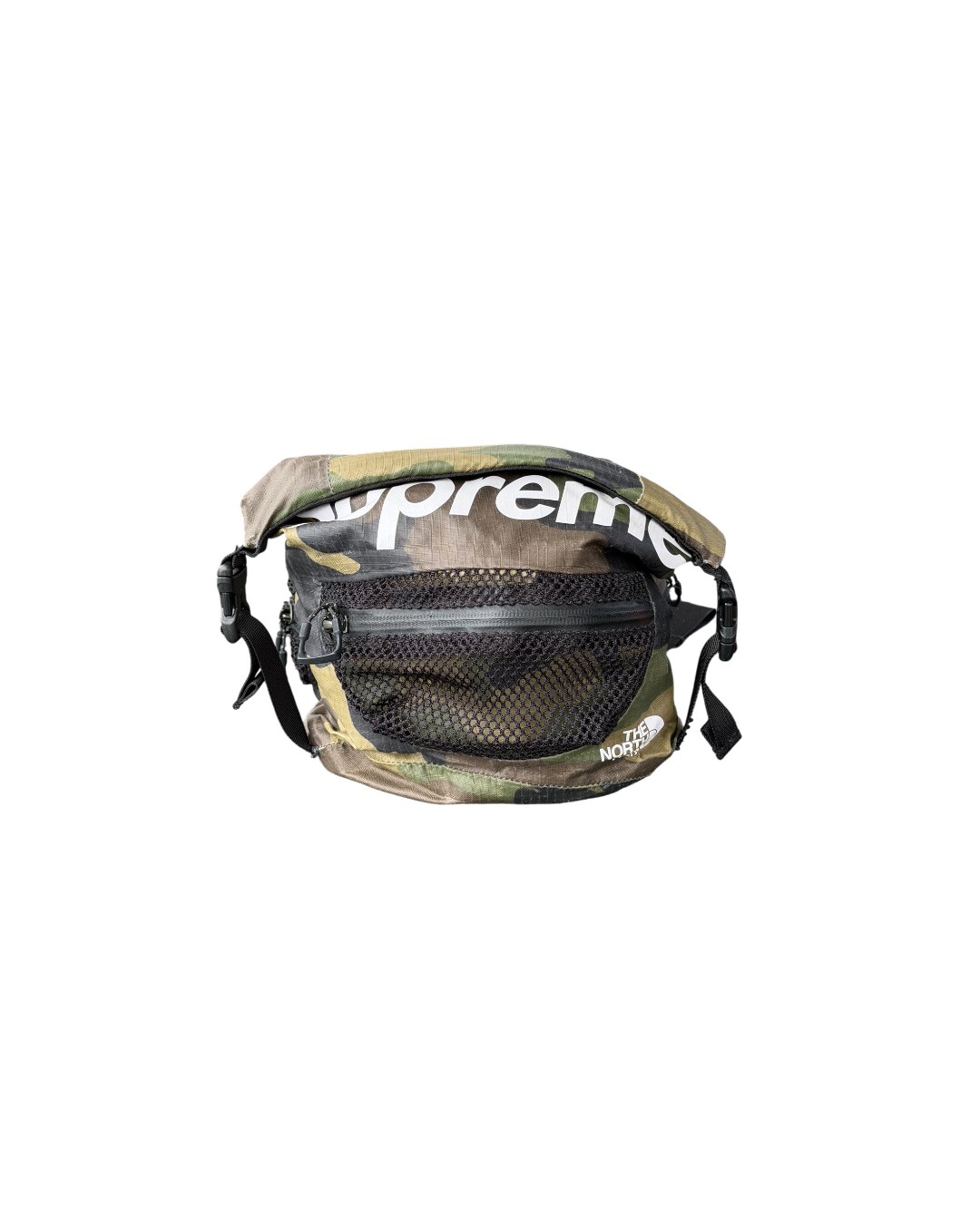 Supreme x The North Face Waterproof Waist Bag Woodland Camo SS17