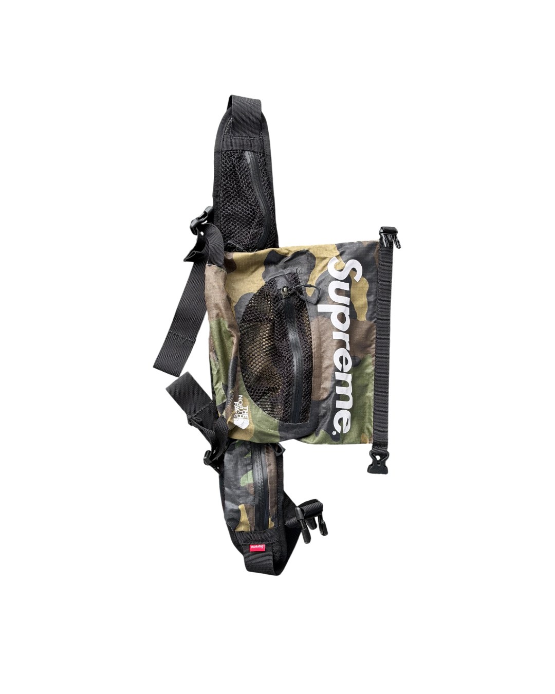 Supreme x The North Face Waterproof Waist Bag Woodland Camo SS17