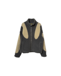 Systemic Teddy Fleece Jacket Grey Cream