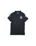 Tommy Hilfiger Denim Polo Shirt Black Red