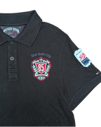 Tommy Hilfiger Denim Polo Shirt Black Red