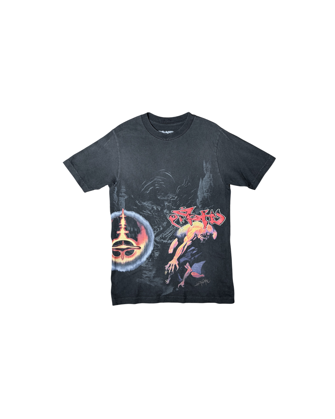 Travis Scott Utopia Tour "Circus Maximus" T-shirt Washed Black