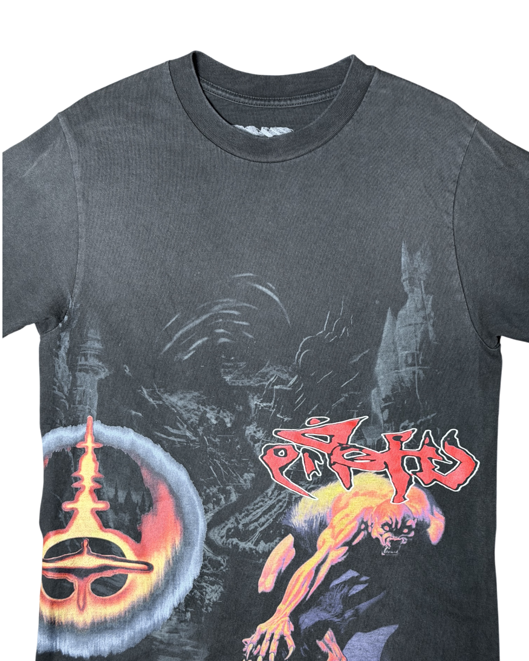 Travis Scott Utopia Tour "Circus Maximus" T-shirt Washed Black