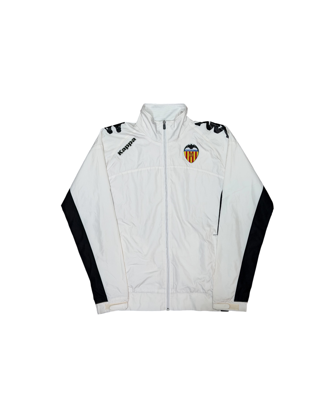Valencia Kappa White Black Track Jacket