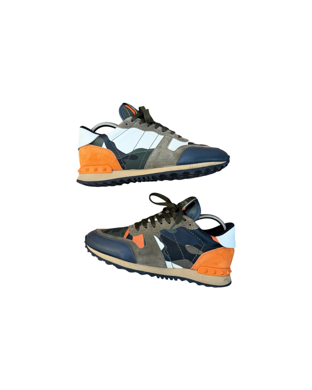 Valentino Garavani Rockrunner Camouflage Pattern Orange
