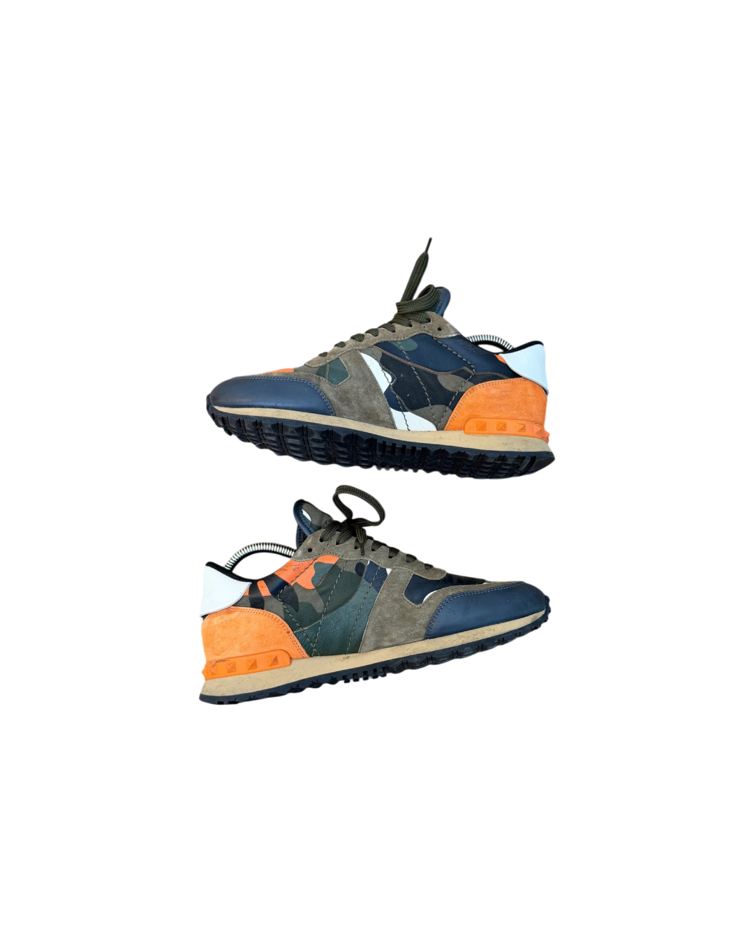 Valentino Garavani Rockrunner Camouflage Pattern Orange