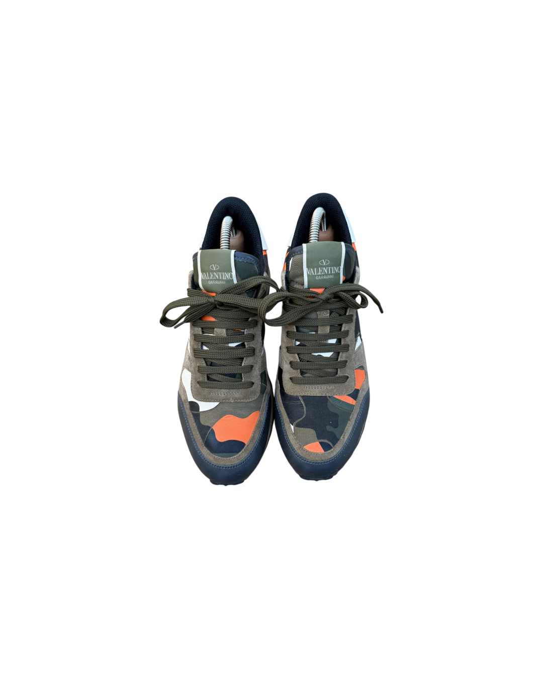Valentino Garavani Rockrunner Camouflage Pattern Orange