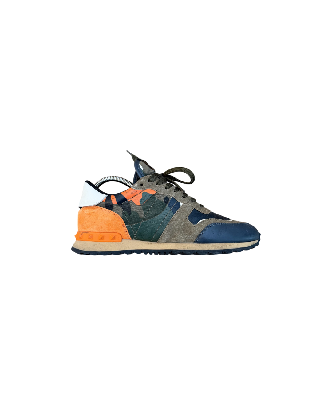 Valentino Garavani Rockrunner Camouflage Pattern Orange