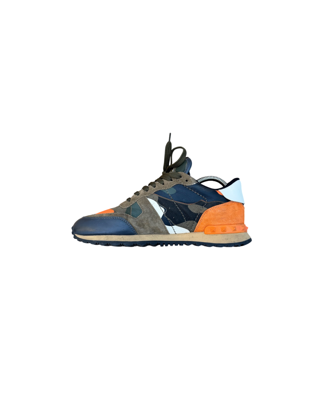 Valentino Garavani Rockrunner Camouflage Pattern Orange