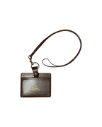 Vivienne Westwood Leather Cardholder Lanyard Holder Brown
