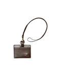 Vivienne Westwood Leather Cardholder Lanyard Holder Brown
