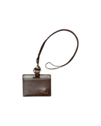 Vivienne Westwood Leather Cardholder Lanyard Holder Brown
