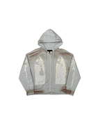 Who Decides War Zip Hoodie Grey