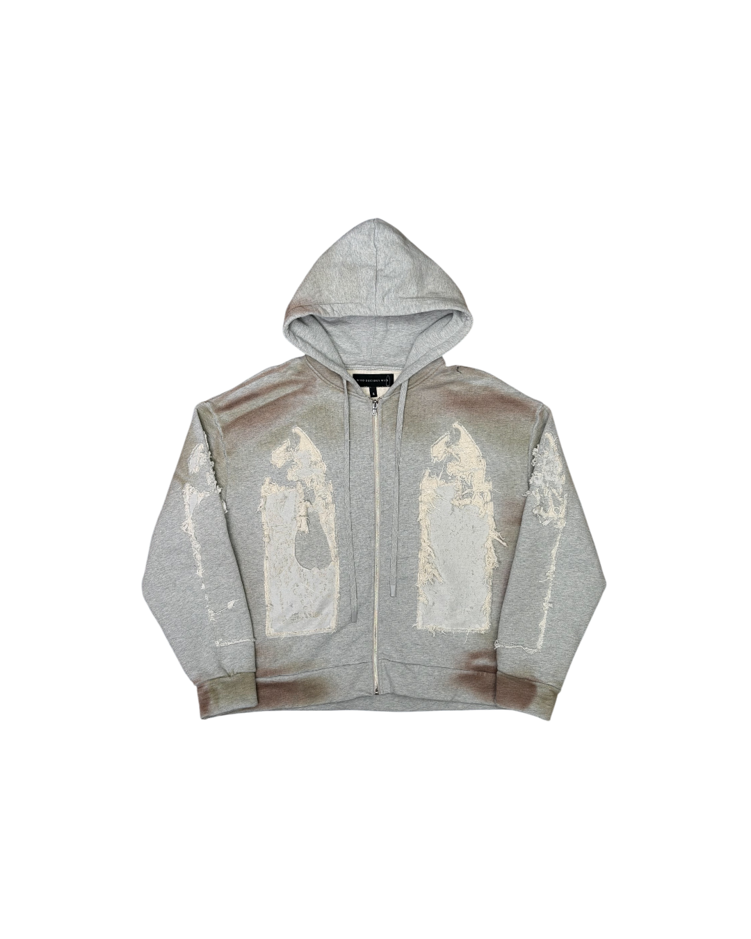 Who Decides War Zip Hoodie Grey