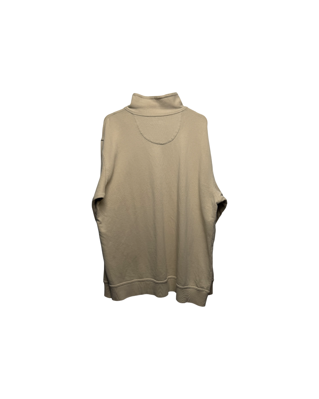 Yves Saint Laurent YSL Half Zip Pullover Beige