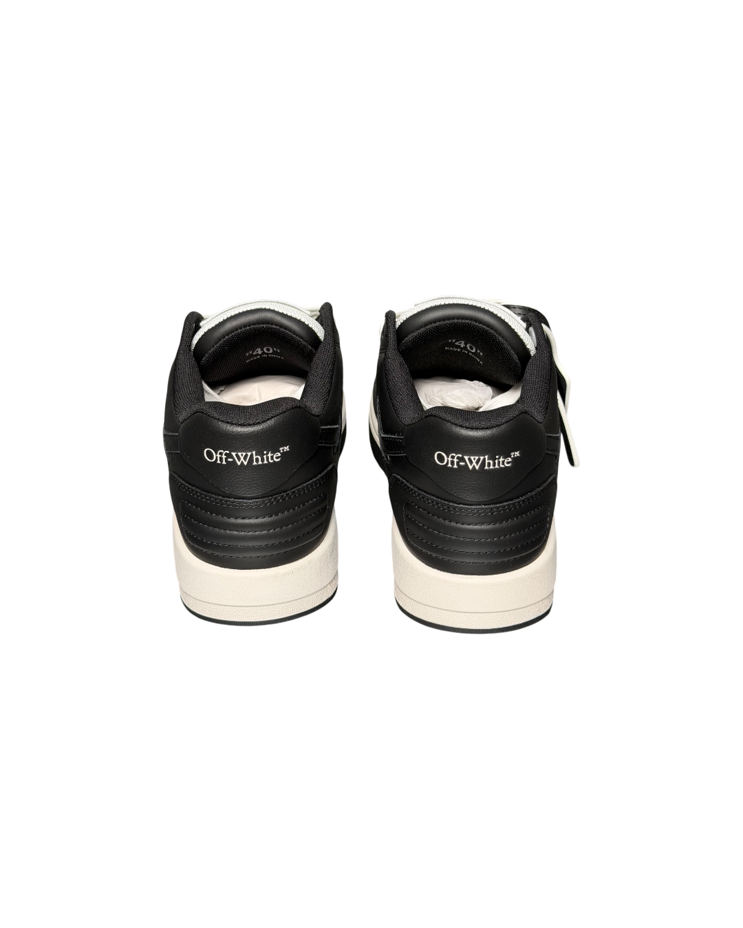 Dunk Off White Out Of Office Leather Panda Black White Sneaker
