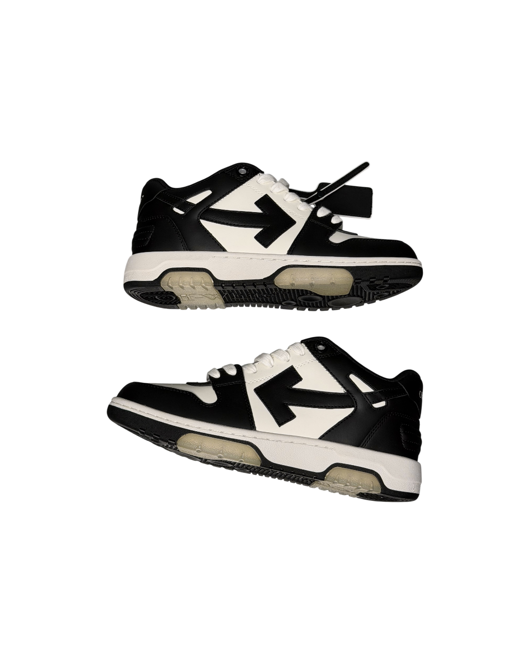 Dunk Off White Out Of Office Leather Panda Black White Sneaker