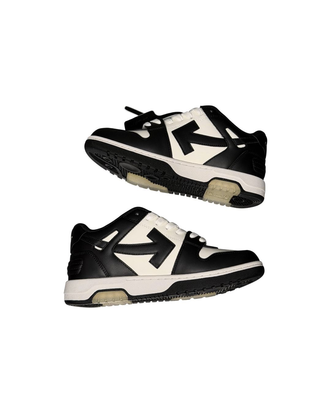 Dunk Off White Out Of Office Leather Panda Black White Sneaker