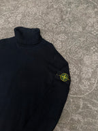 Stone Island Full Rib RWS Turtleneck Jumper Black
