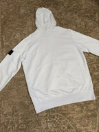 Stone Island Zip Hoodie Light Blue