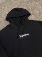 Supreme FW25 Box Logo Hoodie Black on Black