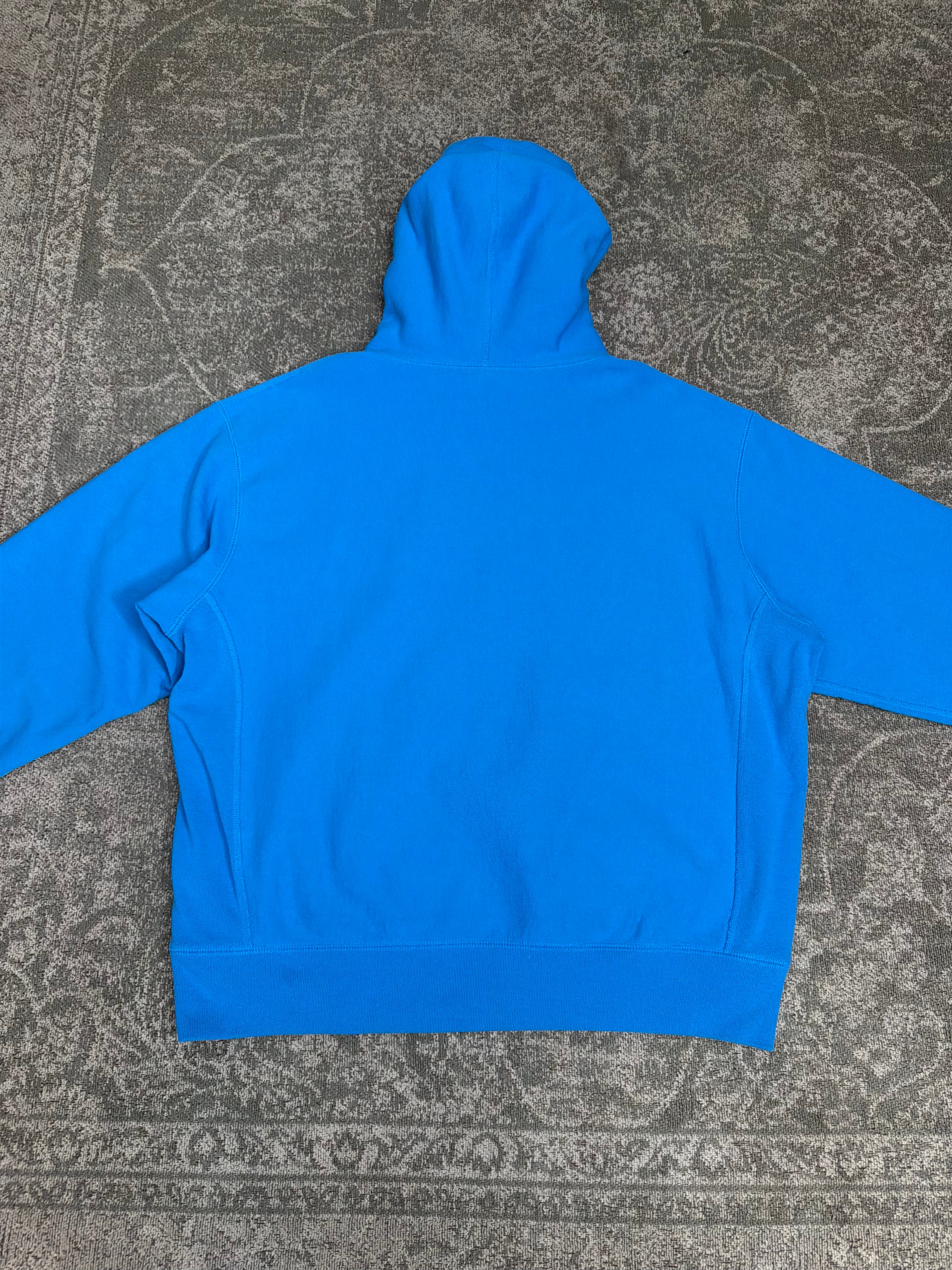 Supreme FW25 Box Logo Hoodie Cyan Blue Red