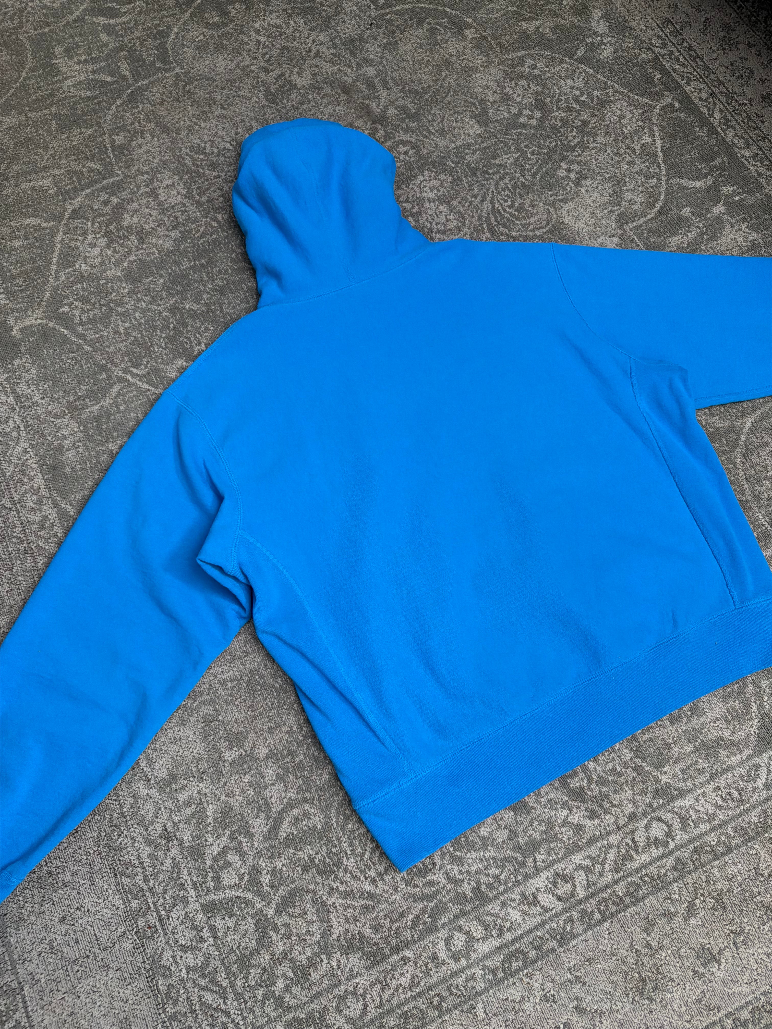 Supreme FW25 Box Logo Hoodie Cyan Blue Red