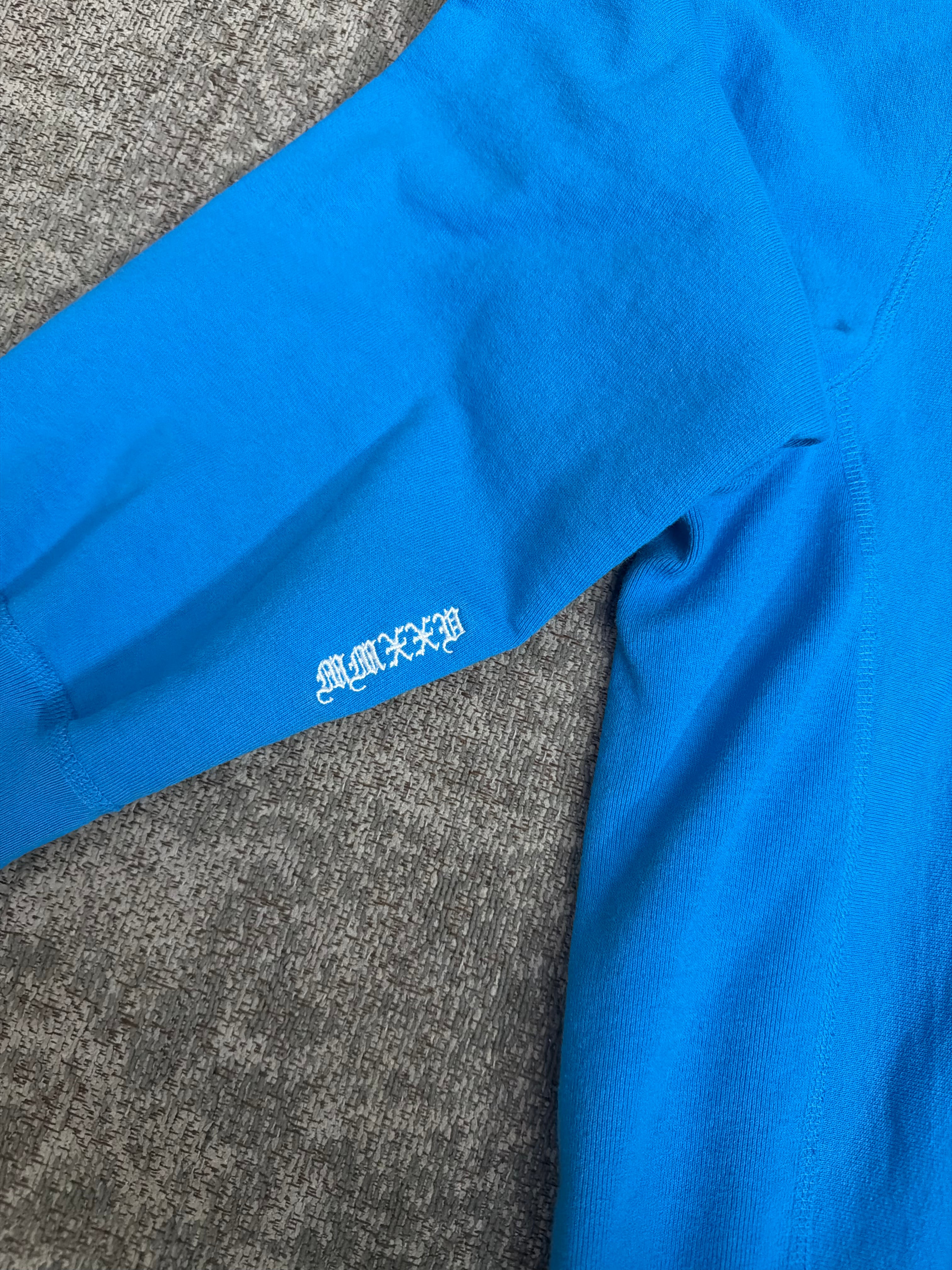 Supreme FW25 Box Logo Hoodie Cyan Blue Red