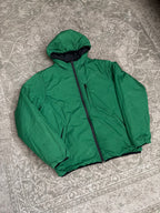 Supreme Reversible Hooded Puffy Jacket Black Green