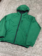 Supreme Reversible Hooded Puffy Jacket Black Green