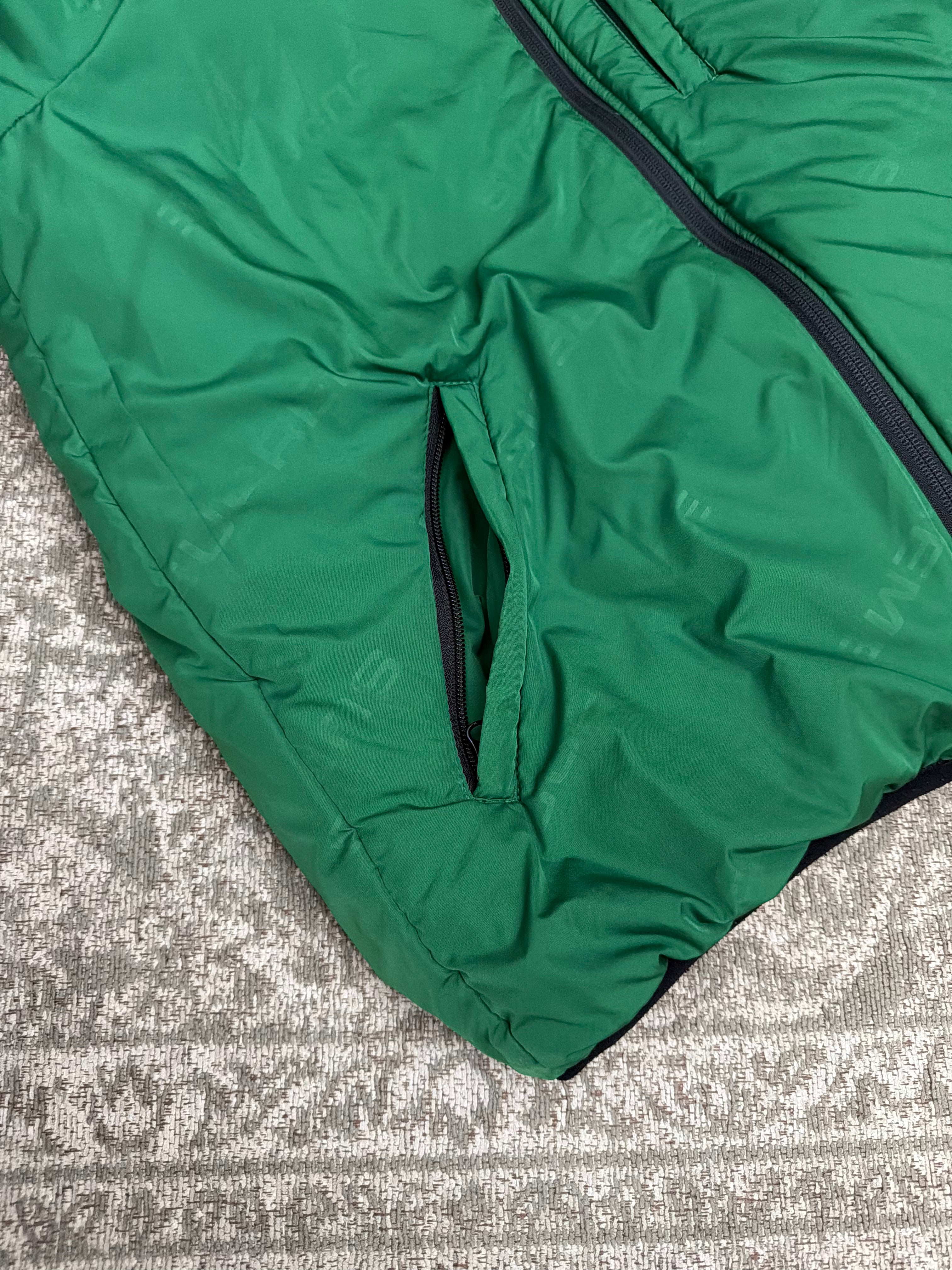 Supreme Reversible Hooded Puffy Jacket Black Green