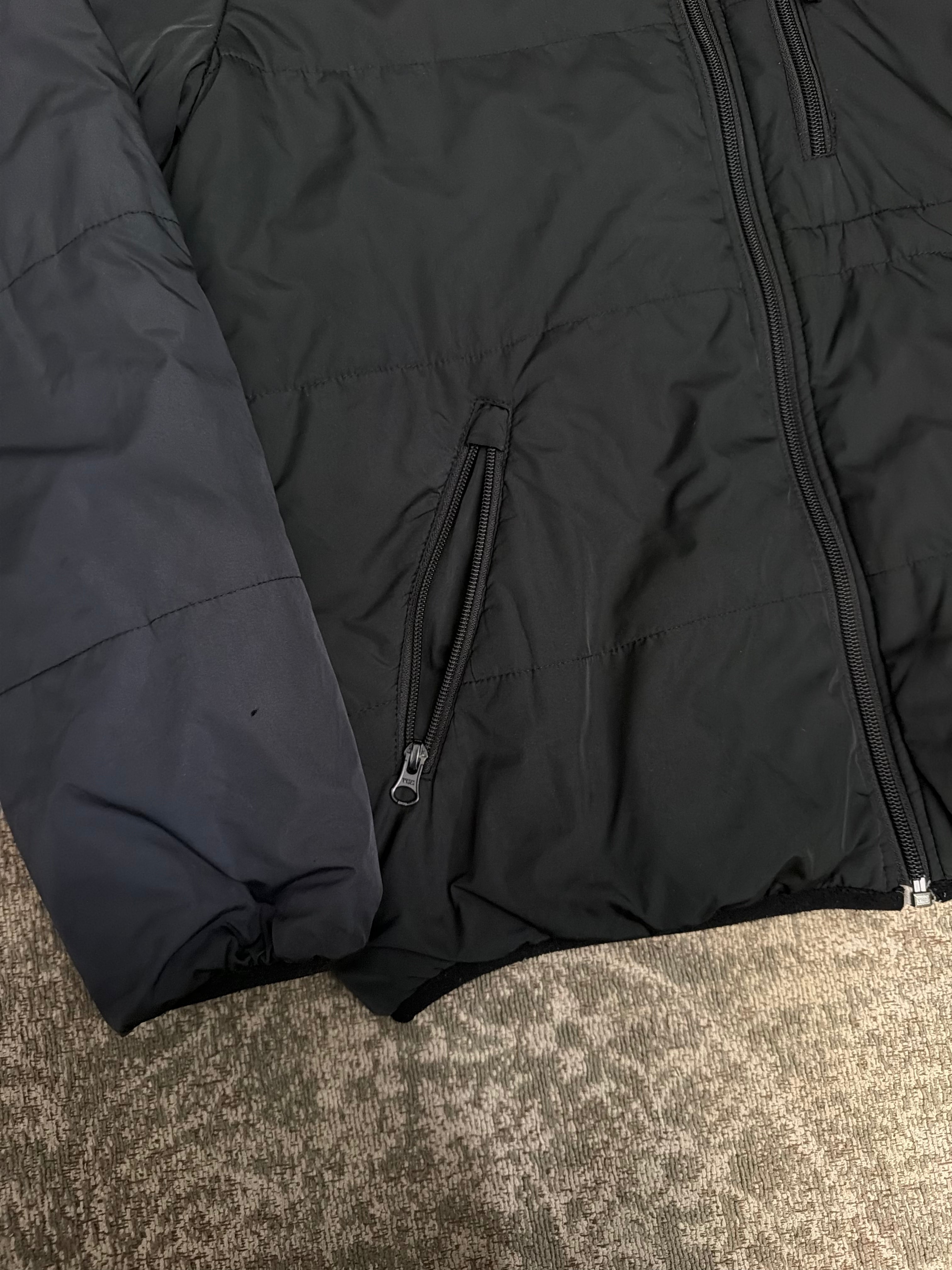 Supreme Reversible Hooded Puffy Jacket Black Green