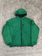 Supreme Reversible Hooded Puffy Jacket Black Green