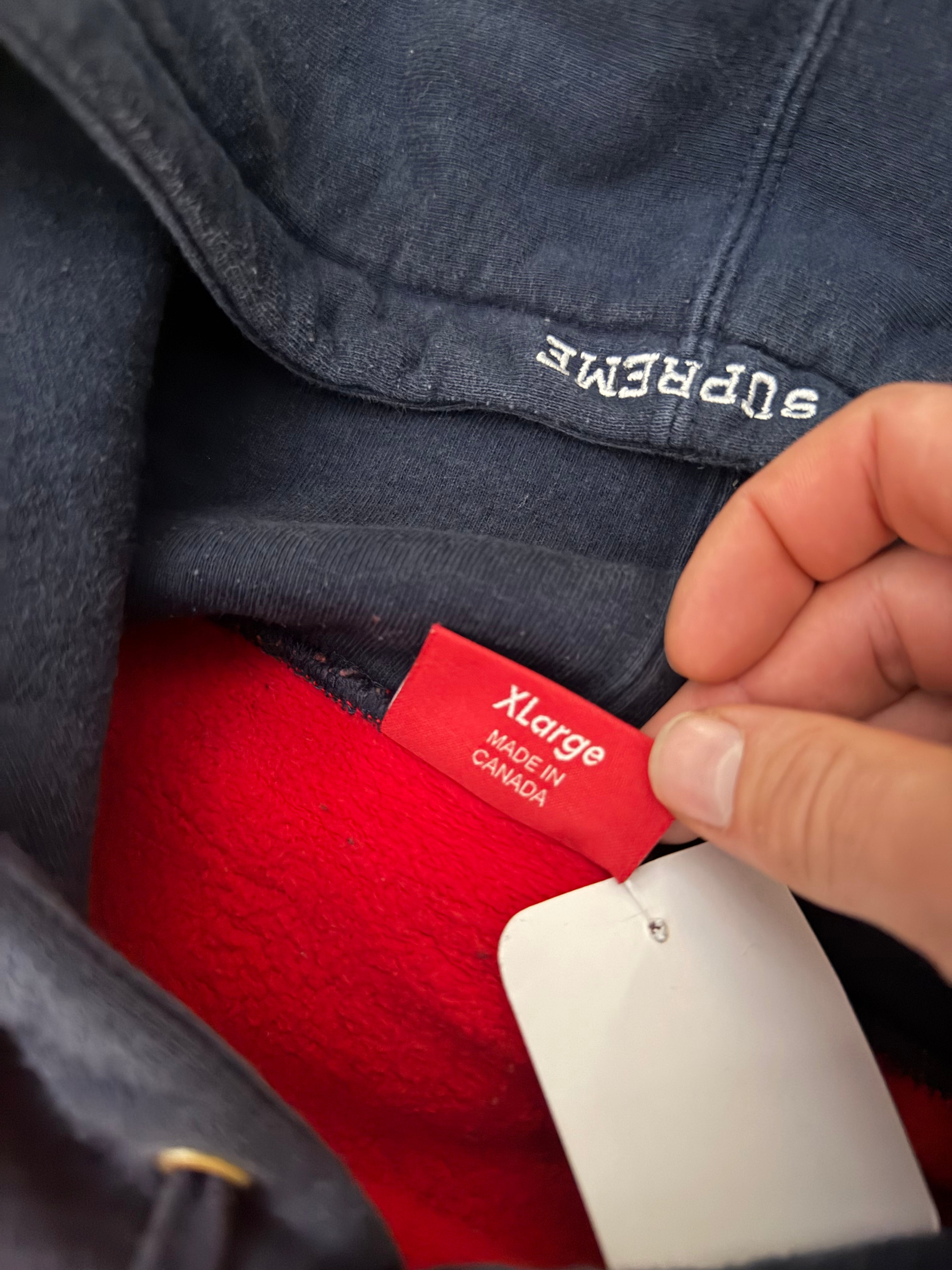Supreme S Logo Colorblocked Hoodie SS19 Red Green Grey Navy