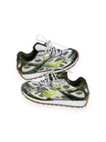 Bottega Veneta Orbit Sneakers White Green Silver
