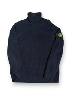 Stone Island Full Rib RWS Turtleneck Jumper Black