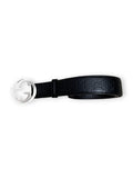 Gucci Interlocking G Monogram Signature Belt Black Silver Monogram