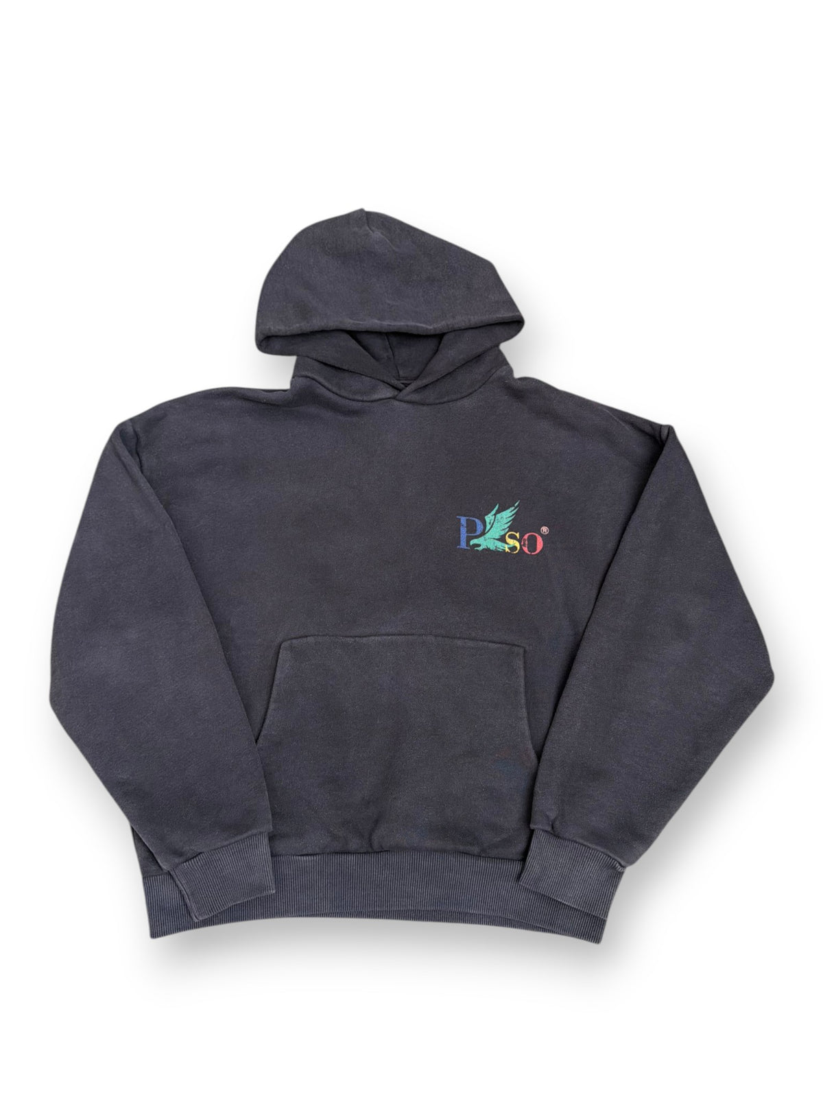 Peso Washed Grey Multi Color Logo