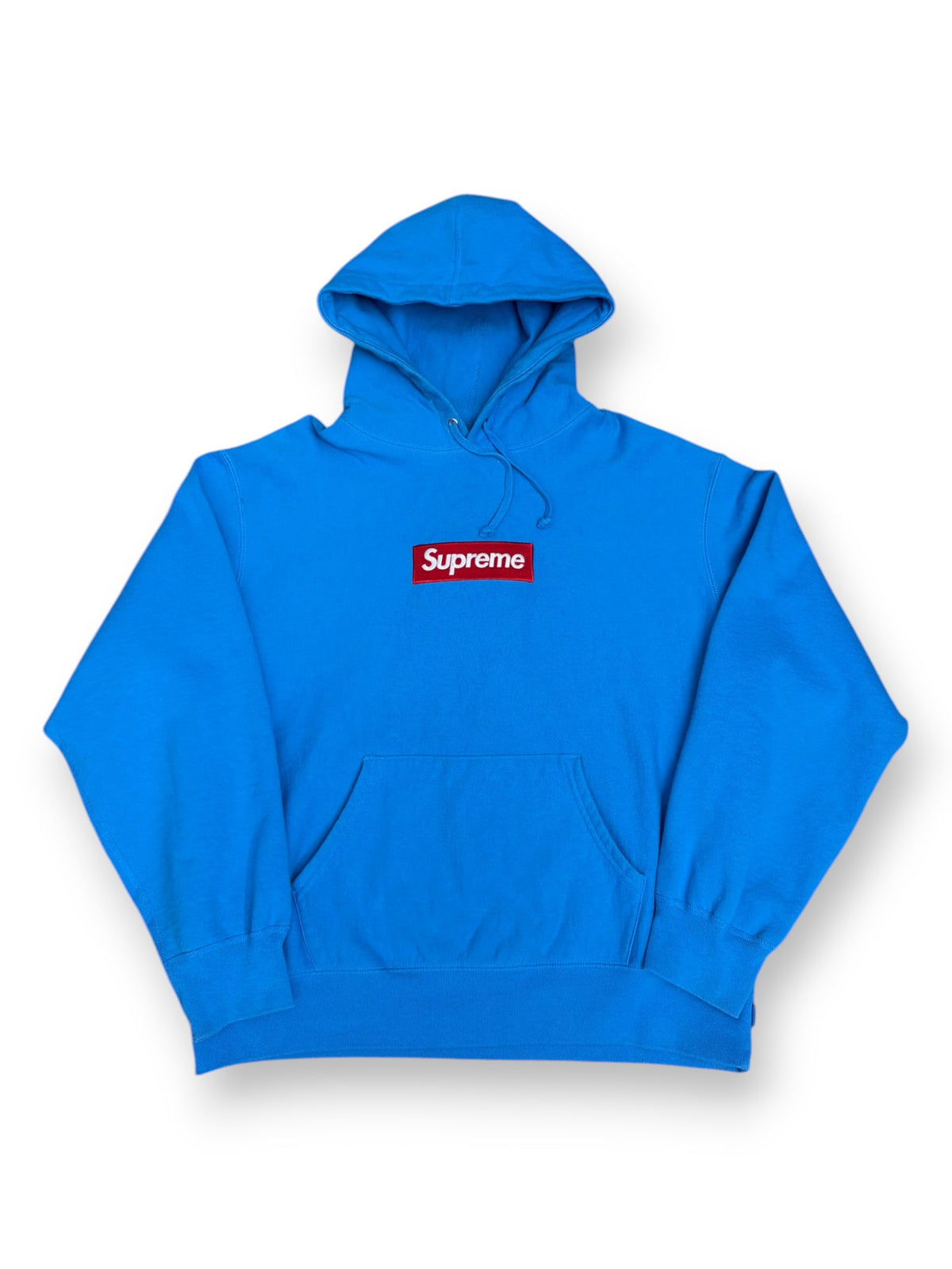 Supreme FW25 Box Logo Hoodie Cyan Blue Red