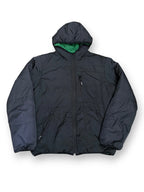 Supreme Reversible Hooded Puffy Jacket Black Green